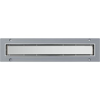 Душевой лоток Logan L002L-450 с решеткой Нержавеющая сталь под плитку